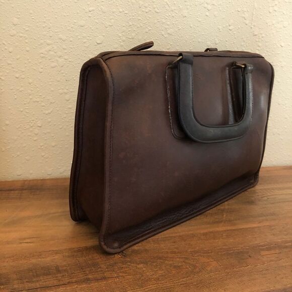 RARE VINTAGE COACH BONNIE CASHIN LEATHER BRIEFCASE BAG 4047 - Picture 3 of 10